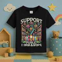 Librarian Support Public Libraries Library Toddler T-Shirt