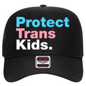 Lgbt Support Protect Lgbt Pride High Crown Mesh Back Trucker Hat