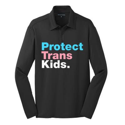 Lgbt Support Protect Lgbt Pride Silk Touch Performance Long Sleeve Polo