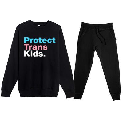 Lgbt Support Protect Lgbt Pride Premium Crewneck Sweatsuit Set