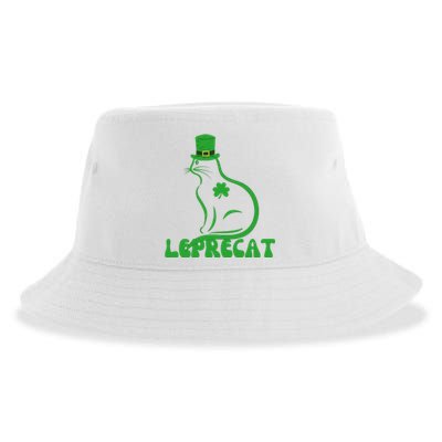 Leprecat St. Patrick’s Day Irish Shamrock Sustainable Bucket Hat