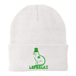 Leprecat St. Patrick’s Day Irish Shamrock Knit Cap Winter Beanie