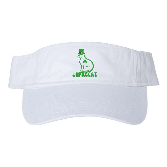 Leprecat St. Patrick’s Day Irish Shamrock Valucap Bio-Washed Visor