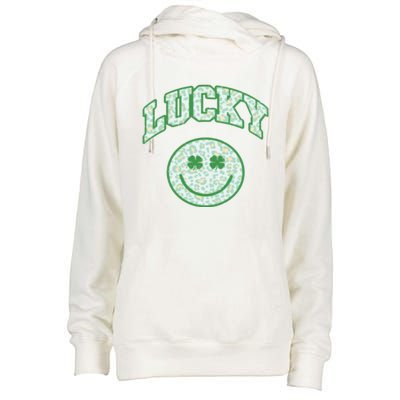 Lucky St Patricks Day Funny St Patricks Day Womens Funnel Neck Pullover Hood