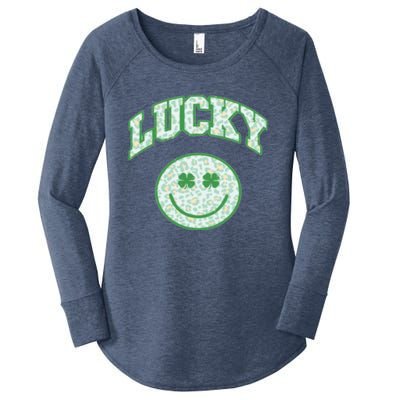 Lucky St Patricks Day Funny St Patricks Day Women's Perfect Tri Tunic Long Sleeve Shirt