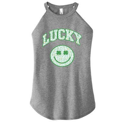 Lucky St Patricks Day Funny St Patricks Day Women’s Perfect Tri Rocker Tank