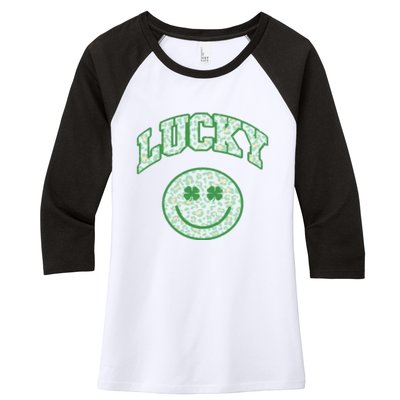 Lucky St Patricks Day Funny St Patricks Day Women's Tri-Blend 3/4-Sleeve Raglan Shirt