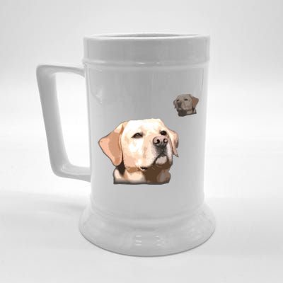 Labrador School Photo T Funny Yellow Lab Beer Stein