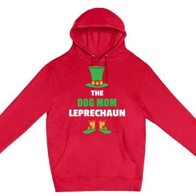 Leprechaun St Patricks Day Dog Mom Gift Premium Pullover Hoodie