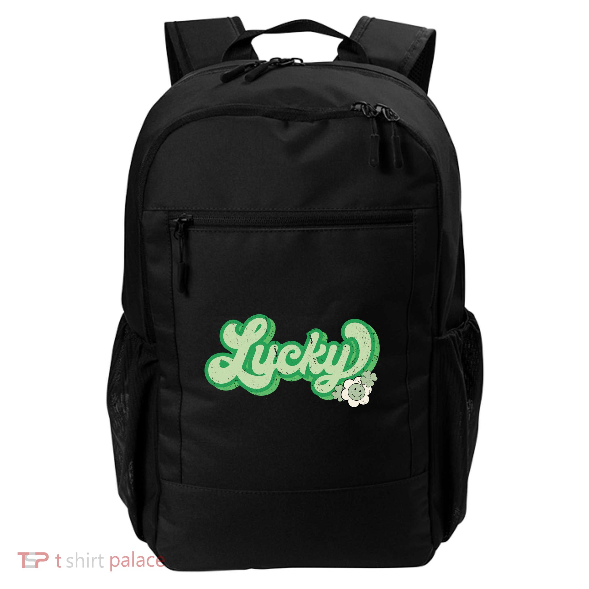 Lucky St PatrickS Day Retro Vintage Backpack