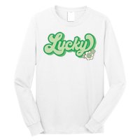 Lucky St PatrickS Day Retro Vintage Long Sleeve Shirt