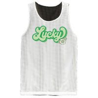 Lucky St PatrickS Day Retro Vintage Mesh Reversible Basketball Jersey Tank