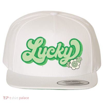 Lucky St PatrickS Day Retro Vintage Wool Snapback Cap