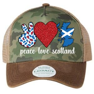 Love Scotland Proud Scottish Flag Scottish Roots Gift Legacy Tie Dye Trucker Hat