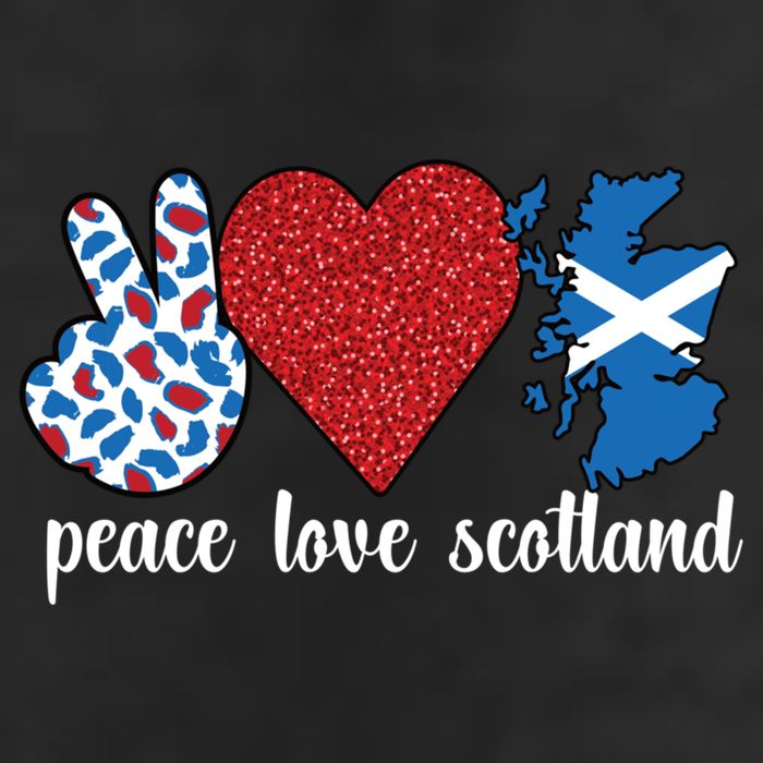 Love Scotland Proud Scottish Flag Scottish Roots Gift 7 Panel Mesh Trucker Snapback Hat