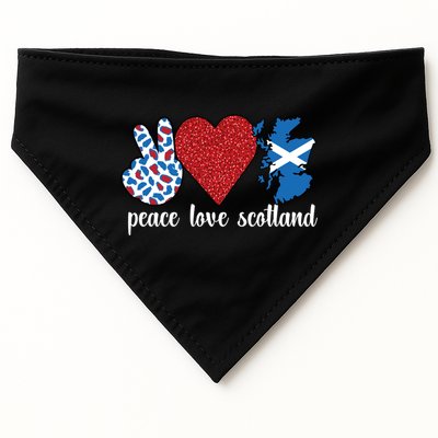 Love Scotland Proud Scottish Flag Scottish Roots Gift USA-Made Doggie Bandana