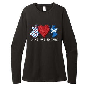 Love Scotland Proud Scottish Flag Scottish Roots Gift Womens CVC Long Sleeve Shirt