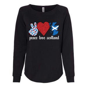 Love Scotland Proud Scottish Flag Scottish Roots Gift Womens California Wash Sweatshirt