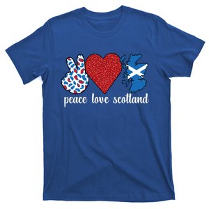 Love Scotland Proud Scottish Flag Scottish Roots Gift T-Shirt