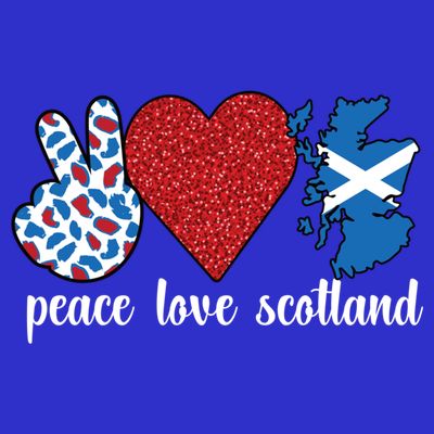 Love Scotland Proud Scottish Flag Scottish Roots Gift T-Shirt