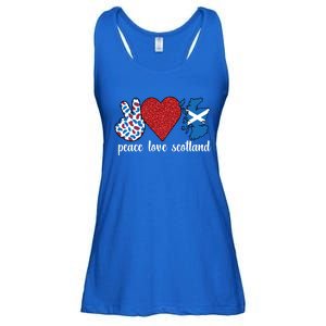 Love Scotland Proud Scottish Flag Scottish Roots Gift Ladies Essential Flowy Tank