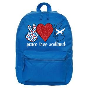 Love Scotland Proud Scottish Flag Scottish Roots Gift 16 in Basic Backpack