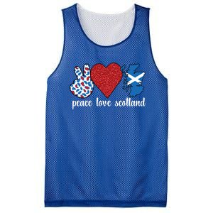 Love Scotland Proud Scottish Flag Scottish Roots Gift Mesh Reversible Basketball Jersey Tank