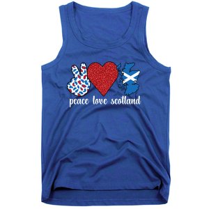 Love Scotland Proud Scottish Flag Scottish Roots Gift Tank Top