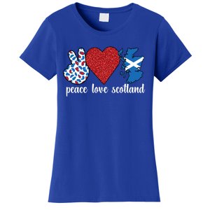 Love Scotland Proud Scottish Flag Scottish Roots Gift Women's T-Shirt