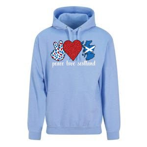 Love Scotland Proud Scottish Flag Scottish Roots Gift Unisex Surf Hoodie