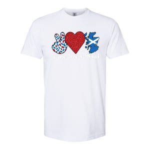 Love Scotland Proud Scottish Flag Scottish Roots Gift Softstyle CVC T-Shirt