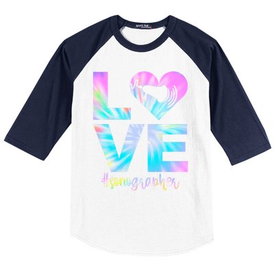 Love Sonography Proud Sonographer Week Gift Baseball Sleeve Shirt