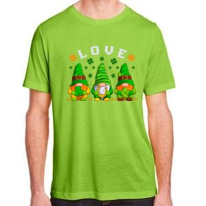 Love St Patrick's Day Irish Gnome Cute Gift Adult ChromaSoft Performance T-Shirt