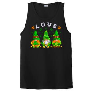 Love St Patrick's Day Irish Gnome Cute Gift PosiCharge Competitor Tank