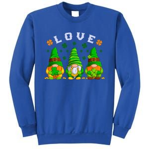 Love St Patrick's Day Irish Gnome Cute Gift Sweatshirt