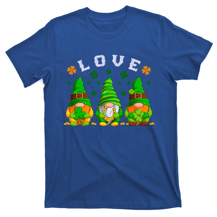 Love St Patrick's Day Irish Gnome Cute Gift T-Shirt