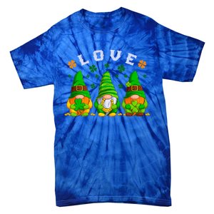 Love St Patrick's Day Irish Gnome Cute Gift Tie-Dye T-Shirt