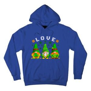 Love St Patrick's Day Irish Gnome Cute Gift Tall Hoodie