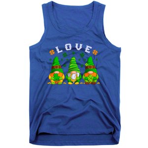 Love St Patrick's Day Irish Gnome Cute Gift Tank Top