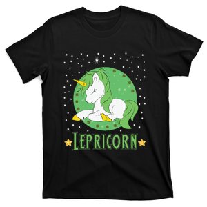 Lepricorn St Patricks Day Unicorn Irish T-Shirt