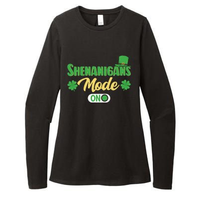 Leprechaun Saint Patrick's Day Funny Shenanigans Womens CVC Long Sleeve Shirt