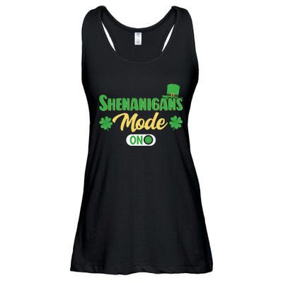 Leprechaun Saint Patrick's Day Funny Shenanigans Ladies Essential Flowy Tank