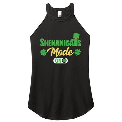 Leprechaun Saint Patrick's Day Funny Shenanigans Women's Perfect Tri Rocker Tank