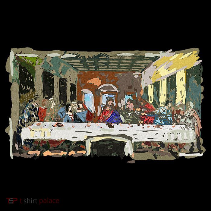 Last Supper Painting Christmas Christian Jesus Style Poster