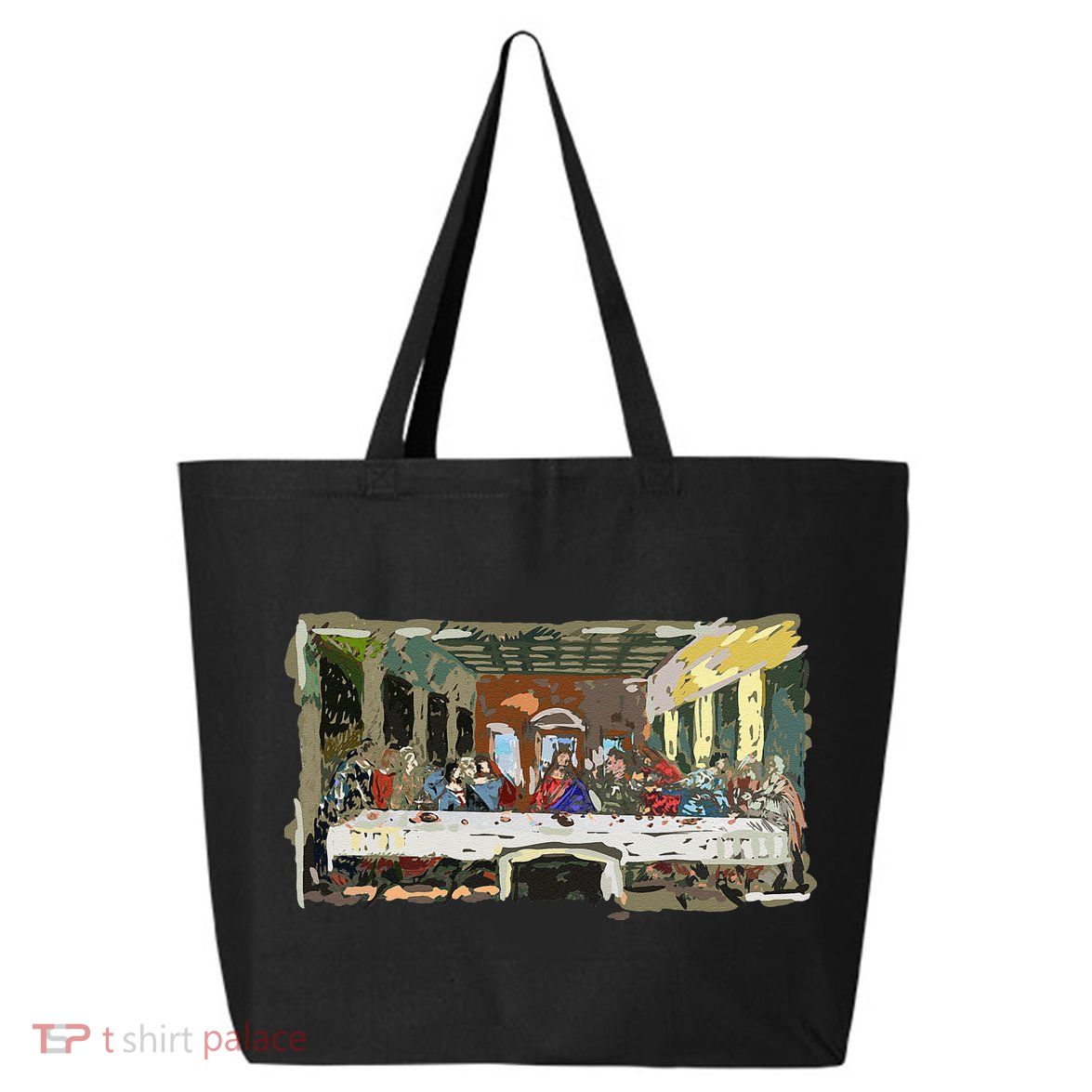 Last Supper Painting Christmas Christian Jesus Style 25L Jumbo Tote