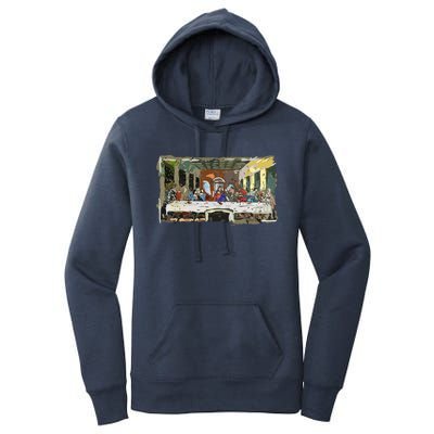 Last Supper Painting Christmas Christian Jesus Style Women's Pullover Hoodie