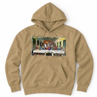 Last Supper Painting Christmas Christian Jesus Style Hoodie