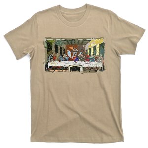 Last Supper Painting Christmas Christian Jesus Style T-Shirt