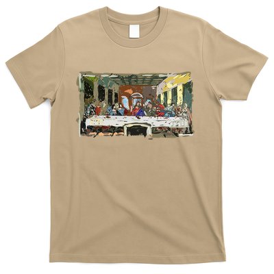 Last Supper Painting Christmas Christian Jesus Style T-Shirt