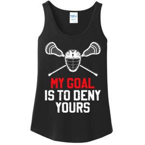 Lacrosse Sport Player Coach Funny Lacrosse Mom Dad Team Joke Ladies Essential Tank